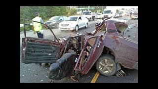 Fatal Car Accidents Caught on Camera 2017 [upl. by Eerised303]