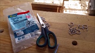 How to Make Wire Netting Clips [upl. by Anik164]