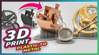 Electroplating 3D Prints  New Graphite Tutorial [upl. by Radloff545]