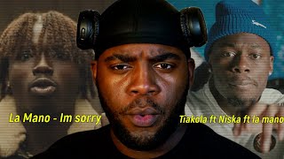 0 vanne La Mano vient de DROP le son de lannée  La mano  Im sorry Tiakola ft Niska REACTION [upl. by Marylinda]