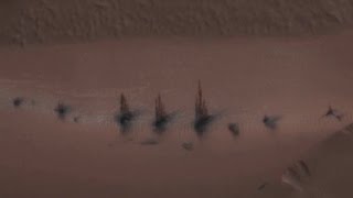 Flight over Mars Anomalies amp Natural Wonders [upl. by Yxor]