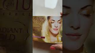 Lotus Herbal Gold Facial Kitfacialkit review [upl. by Rasecoiluj]