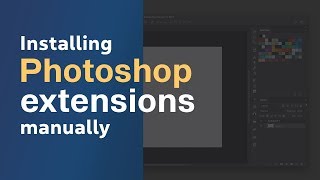 Installing Photoshop Extensions Plugins manually in MAC and Windows [upl. by Bryce11]