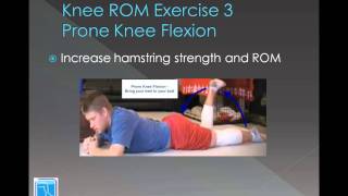 Knee Range of Motion Exercises [upl. by Aneekahs]