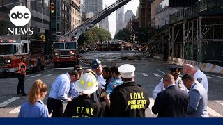 New details emerge after partial crane collapse in New York City injures at least 12 l GMA [upl. by Tomlinson349]