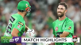 Stars crush Hurricanes as Maxwell makes history  BBL11 [upl. by Nea346]