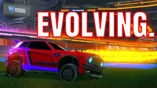 EVOLVING Rocket League Montage [upl. by Ayidan]