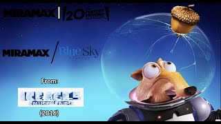 Miramax  Blue Sky Studios 2016 [upl. by Sloatman]