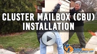 USPS Cluster Mailbox CBU Installation  Budget Mailboxes  Florence Manufacturing [upl. by Jacinthe]