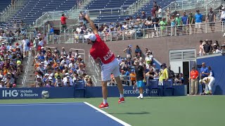 Dominic Thiem Serve Slow Motion [upl. by Elleb]