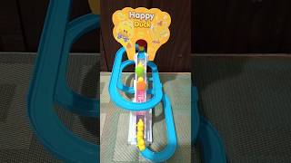 HAPPY DUCK SLIDE TOY ROLLER COASTER trending toys viralvideos satisfying asmr shorts [upl. by Tildi]