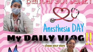 My DAILY VLOG  ANESTHESIA DAY✨🫧 [upl. by Atwater371]