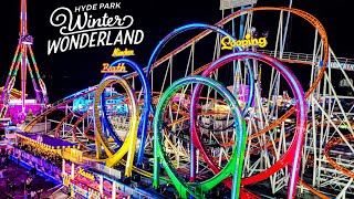 MunichOlympia Looping  Mounted HD OnRide POV  🇬🇧 Hyde Park Winter Wonderland 2022 [upl. by Eilloh492]