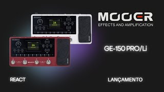 Analisando o lançamento Mooer GE150 Pro e 150 Li – Revolução no Som [upl. by Atilrak216]