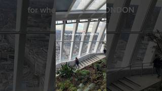 Sky Garden 🌥️🌿 Visiting LONDON soon london londonvlog londonguide travel skygarden central [upl. by Yhcir662]