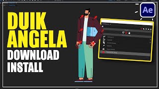 DUIK ANGELA Download And Install 2023  After Effects Tutorials [upl. by Zilada]