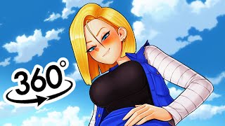 😍 KRILIN se DECLARA al ANDROIDE NUMERO 18 en REALIDAD VIRTUAL 😳android 18 x krillin dragon ball z vr [upl. by Nevada327]