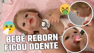 BEBÊ REBORN FICOU DOENTE E FOI NA PEDIATRA ELA VOMITOU COITADINHA😢❤️Lalu Reborn bebereborn baby [upl. by Meeki]