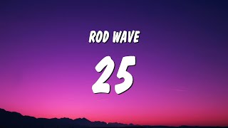 Rod Wave  25 Lyrics [upl. by Aihn91]