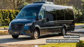 GMC Limousines  Custom VIP Mercedes Sprinter 2020 [upl. by Ahsinrats]