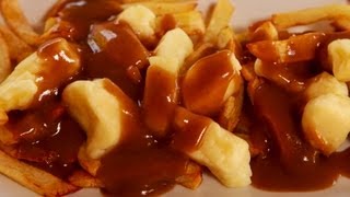 Poutine Cheese Curds French Fries and Gravy  Sous Chef Jordan [upl. by Ataymik]