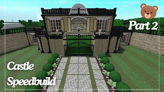 Part 2 Entrance  Castle Speedbuild [upl. by Nelra758]