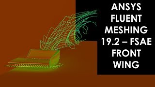 Fluent Meshing 192  FSAE Front Wing [upl. by Airasor861]