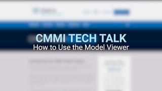 CMMI Tech Talk Using the CMMI Model Viewer [upl. by Hoxie370]