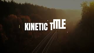 Kinetic Titles  Adobe Premiere Pro Template [upl. by Nnylkoorb]