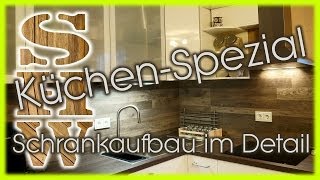 Aufbau einer Küche IKEA FAKTUM Küchenschrank im Detail [upl. by Enrico393]