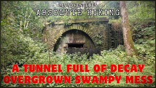 Former Lydgate Railway Tunnel  Full Of Decay Overgrown Swampy Mess [upl. by Naxela]