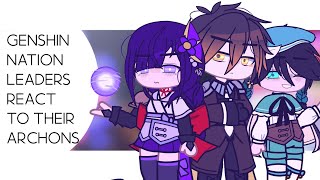 🖤✨ Genshin Impact Fatui Harbingers React to Archon Quest 35 Cutscene  Gacha Club [upl. by Aissela]