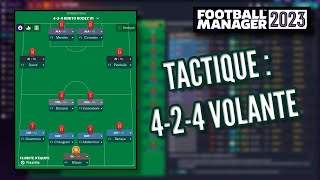 FM23 PRÉSENTATION TACTIQUE  424 VOLANTE  Football Manager 2023 [upl. by Peonir883]