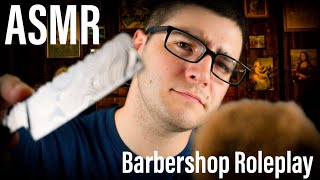 💈ASMR Barbershop Shave Roleplay 2 Personal Attention💈 [upl. by Enohpets]