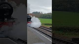 NNR  Betton Grange No6880 light engine at Weybourne engulfed in a cloud of steam [upl. by Eppie72]