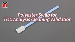 Polyester Swab for TOC Analysis Cleaning Validation [upl. by Ikkin]