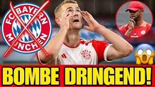 🚨ENDLICH HAT BAYERN DEN ERSATZ FÜR DE LIGT GEFUNDEN AKTUELLE NACHRICHTEN VOM FC BAYERN MÜNCHEN [upl. by Ignazio607]