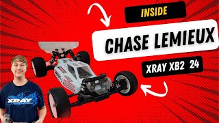 Inside Xray Driver Chase Lemieux XB2 24 car [upl. by Nadda]