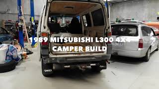 Mitsubishi L300 4X4 Camper Van Build  Part 2  Alternator Van roof amp Van flooring [upl. by Heron878]