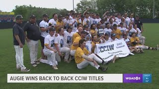 Augustana College baseball team wins second straight CCIW Championship [upl. by Jenkins]