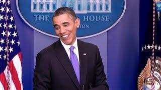 President Obamas Complete 2013 Year End Press Conference [upl. by Yslehc4]