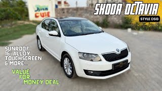 Used Skoda Octavia  Sale 🔥 Price 😱 Value For Money  Cheema car zone [upl. by Naillimxam]