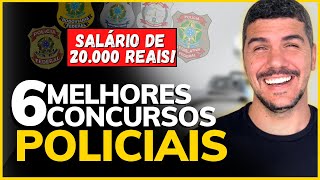 OS 6 MELHORES CONCURSOS POLICIAIS QUE QUALQUER UM PODE FAZER [upl. by Siednarb]