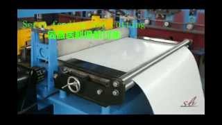 High speed full automatic roof wall panel roll forming machine [upl. by Hanley606]