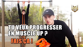 Le meilleur exercice pour progresser en Muscle up [upl. by Perlie]