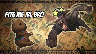 You know youre bored when you try to KO Rajang with a teddybear [upl. by Rahal436]