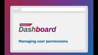 Add users and manage access rights on Dashboard [upl. by Euqinommod130]