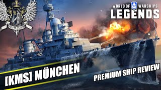 WoWS Legends  München  Premium Ship Review [upl. by Sugden503]