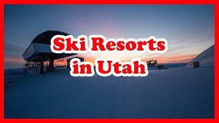 5 TopRated Ski Resorts in Utah  US Skiing Guide [upl. by Lexis]