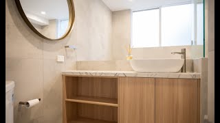 Apartment bathroom renovation in Woolloomooloo [upl. by Otrebide]